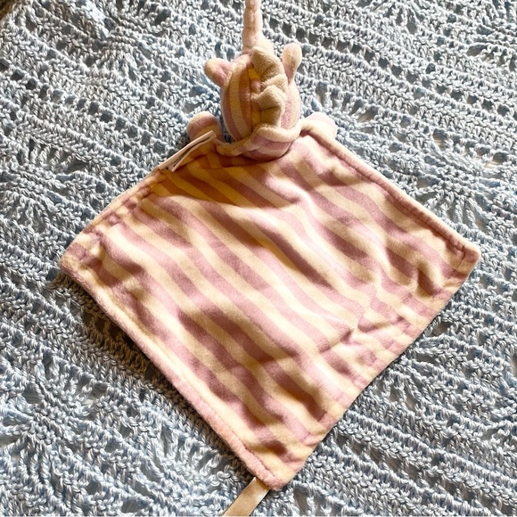 Unicorn Baby Lovey / Rattle / Security Blanket / Blankie / Lite Grey & Lavender - Picture 5 of 7
